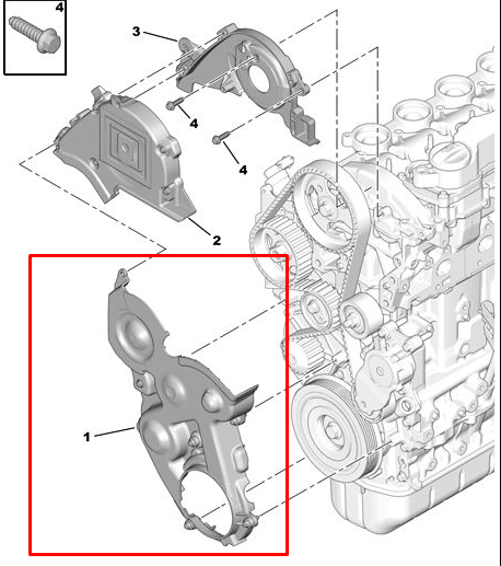 ORIJINAL 308 1.6 HDI TRIGER KAPAK ALT 0320W4