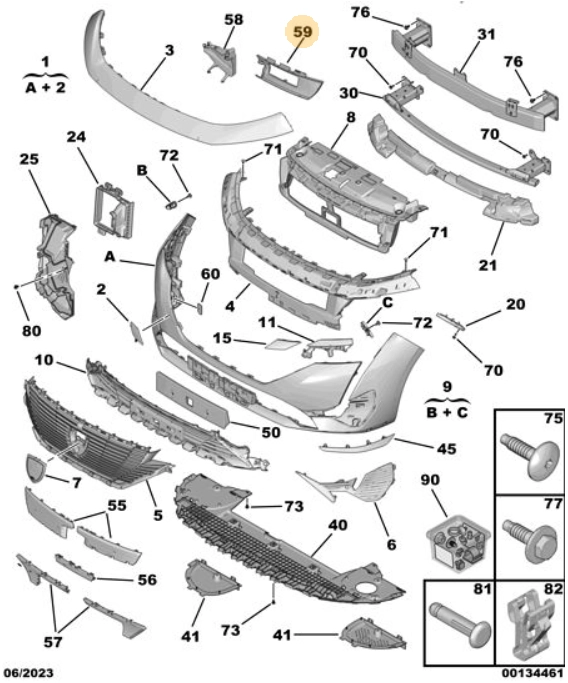 ORIJINAL PEUGEOT 308 P5  TAMPON KAPAK    1692230980