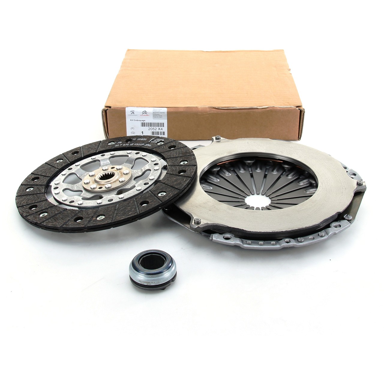 ORIJINAL DEBRİYAJ SET 1.6 HDI 110HP OYNAR GÖBEKLİ VOLANA OLUR  2052X4