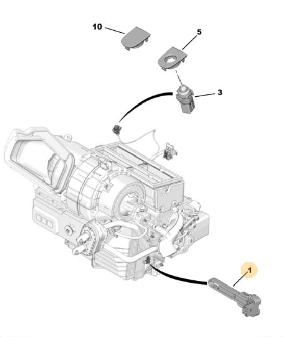 Orijinal Peugeot 308 T9 Evaporatör Sondası 6445.YY