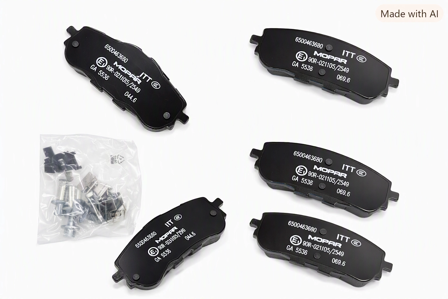 ORIJINAL ÖN FREN BALATA TAKIMI 308 P5 - 283MM  1678168180-6500463680