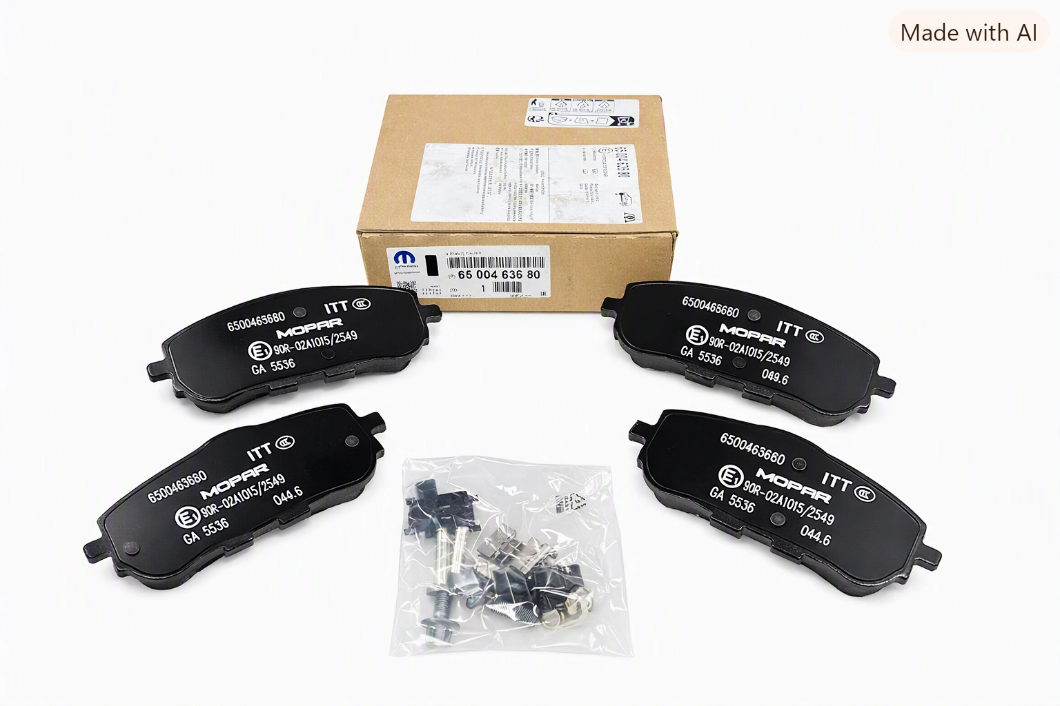 ORIJINAL ÖN FREN BALATA TAKIMI 308 P5 - 283MM  1678168180-6500463680