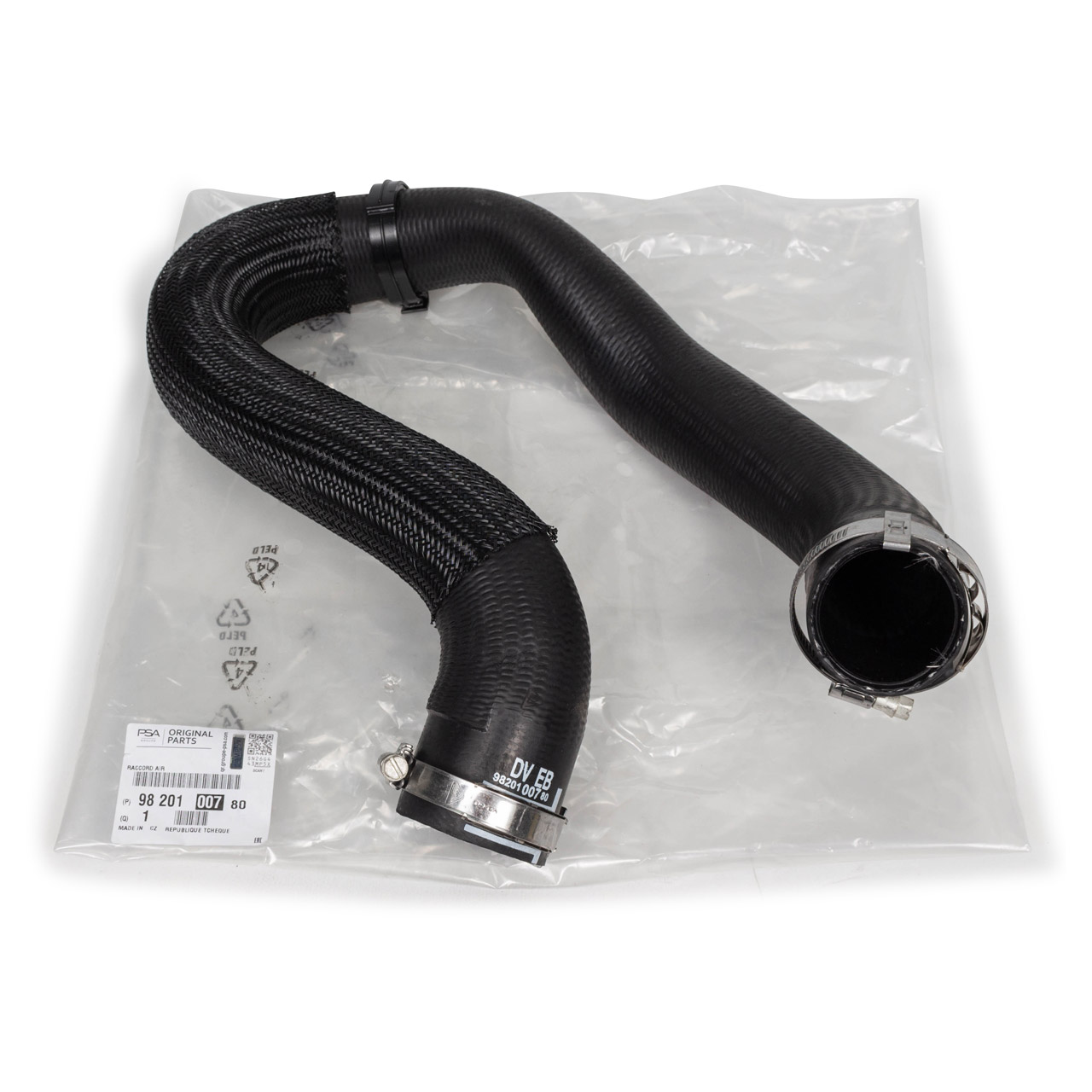 ORIJINAL PEUGEOT 308 ÜST INTERCOOLER HORTUM 1.2 - 1.5 - 1.6 EURO6 9820100780