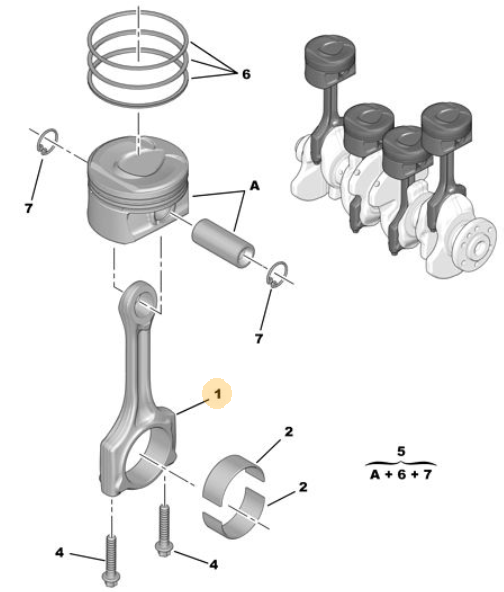 ORIJINAL 308 VTI PISTON  KOL TAKIMI   1675941480