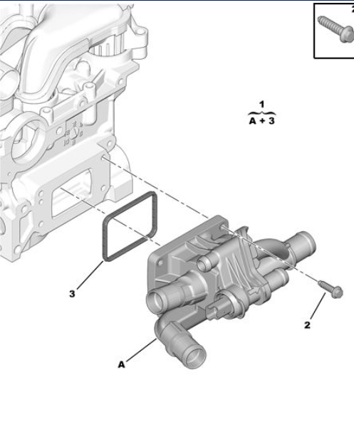 ORIJINAL 308 1.6 HDI EURO4 TERMOSTAT ( ŞASİ NO KONTROL )  1336AF