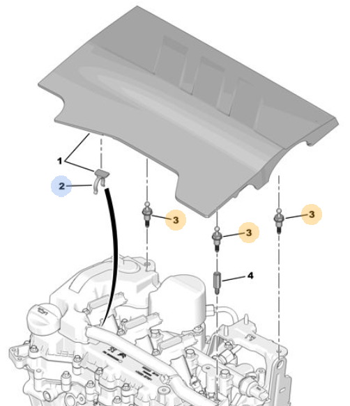 ORIJINAL MOTOR UST KAPA VIDASI 0137F4 ( ADET )