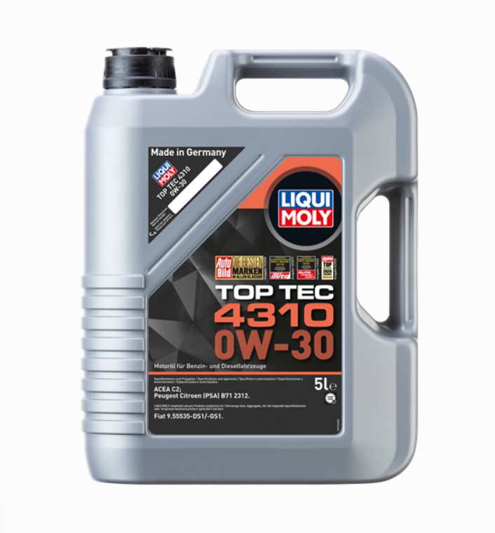 Lıque Moly Top Tec 4310  0W30 Motor yağı Tam Sentetik  5 Litre (2362)