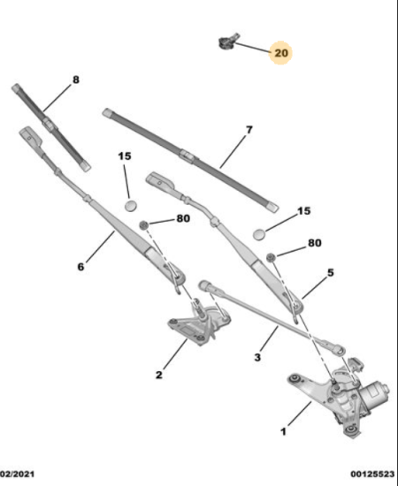 Orijinal Peugeot 308 P5 Yağmur Sensörü 1690658280