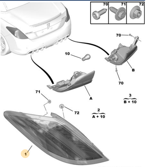 ORJINAL PEUGEOT 308 YEDEK PARÇA