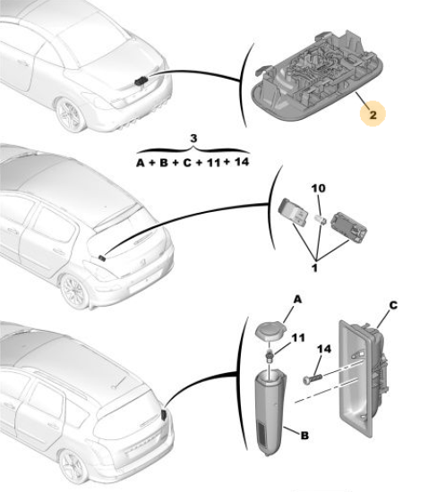 ORJINAL PEUGEOT 308 YEDEK PARÇA