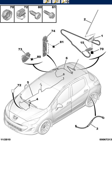 ORJINAL PEUGEOT 308 YEDEK PARÇA