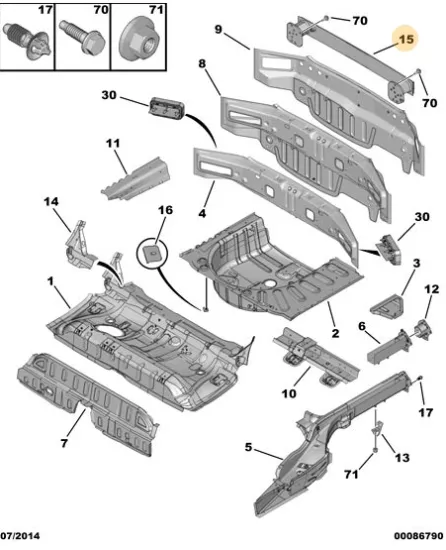 ORJINAL PEUGEOT 308 YEDEK PARÇA