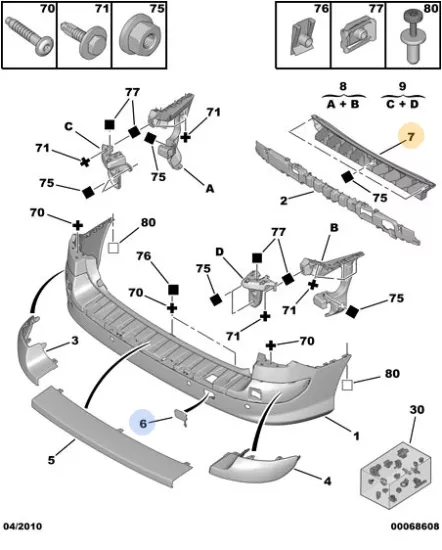 ORJINAL PEUGEOT 308 YEDEK PARÇA