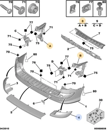 ORJINAL PEUGEOT 308 YEDEK PARÇA