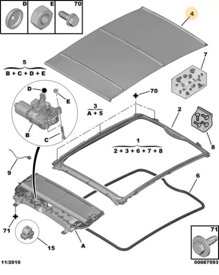 ORJINAL PEUGEOT 308 YEDEK PARÇA
