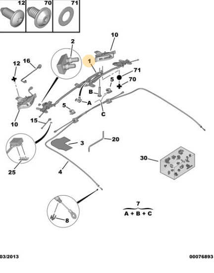 ORJINAL PEUGEOT 308 YEDEK PARÇA