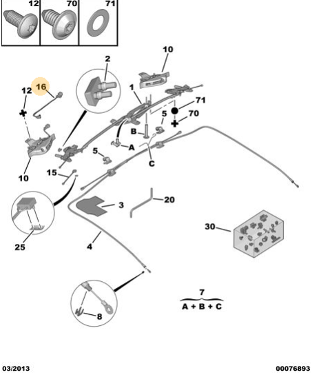 ORJINAL PEUGEOT 308 YEDEK PARÇA