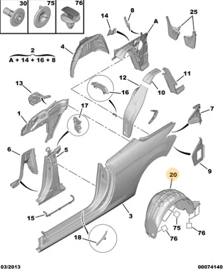 ORJINAL PEUGEOT 308 YEDEK PARÇA
