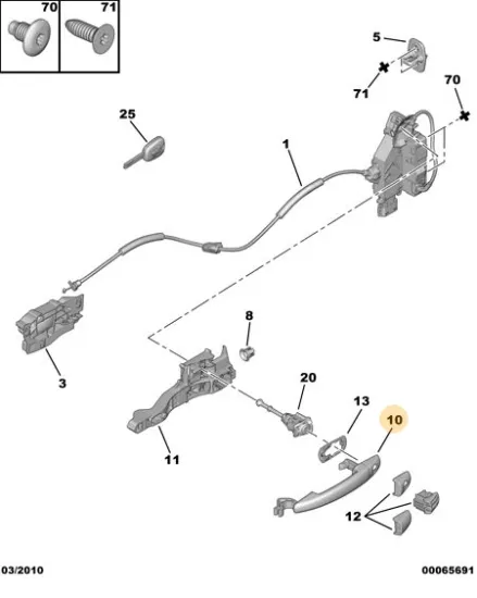 ORJINAL PEUGEOT 308 YEDEK PARÇA