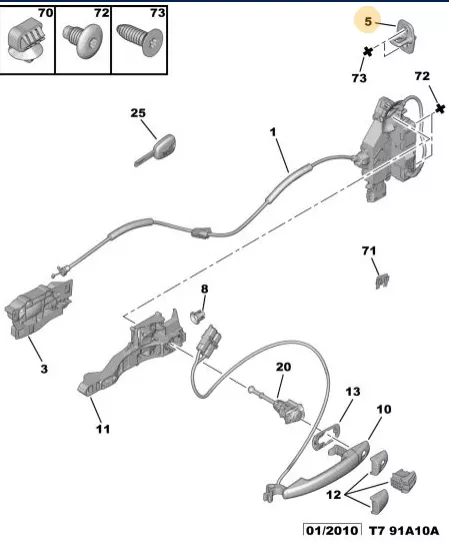 ORJINAL PEUGEOT 308 YEDEK PARÇA