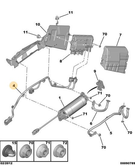 ORJINAL PEUGEOT 308 YEDEK PARÇA
