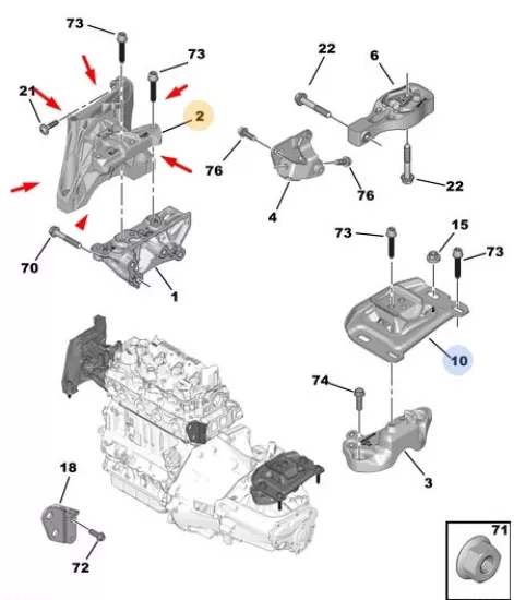 ORJINAL PEUGEOT 308 YEDEK PARÇA