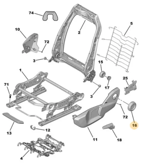 ORJINAL PEUGEOT 308 YEDEK PARÇA