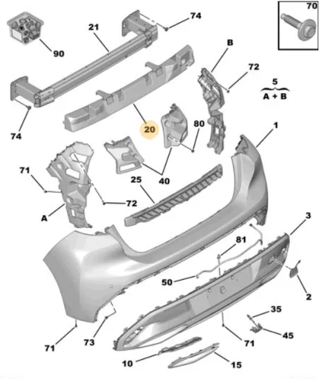 ORJINAL PEUGEOT 308 YEDEK PARÇA