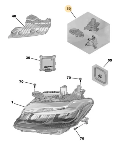 ORJINAL PEUGEOT 308 YEDEK PARÇA