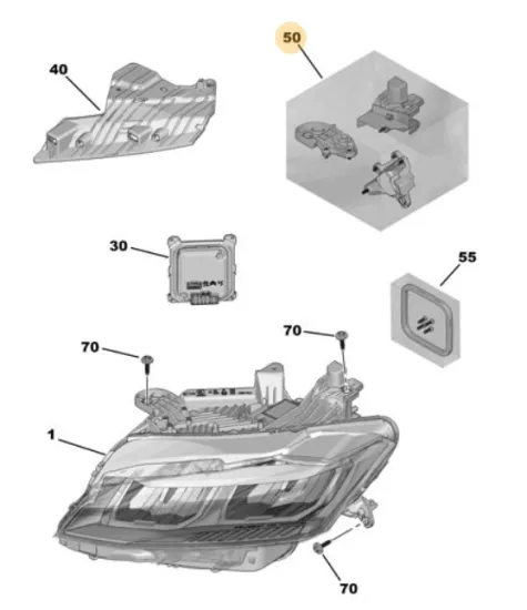 ORJINAL PEUGEOT 308 YEDEK PARÇA