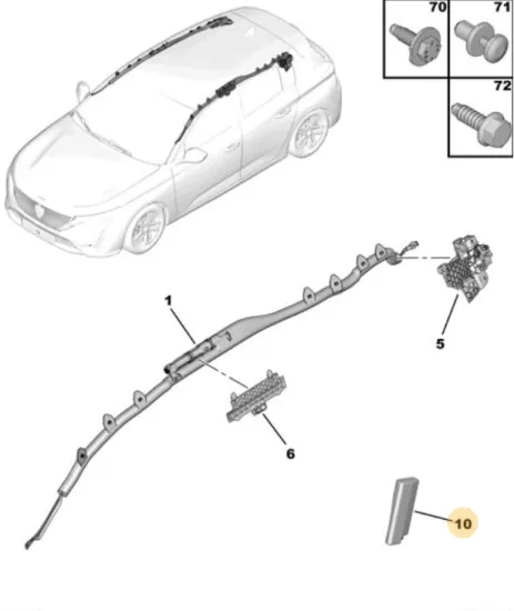ORJINAL PEUGEOT 308 YEDEK PARÇA