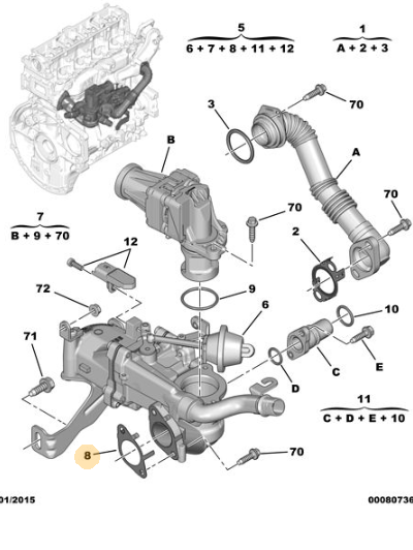 ORJINAL PEUGEOT 308 YEDEK PARÇA