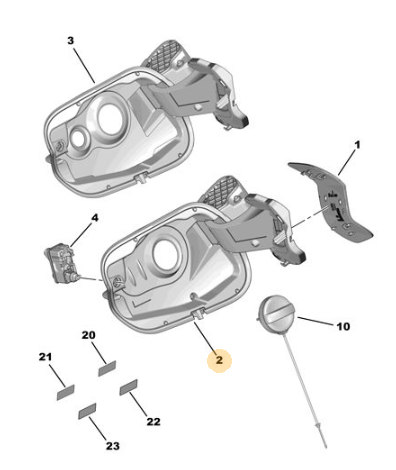 ORJINAL PEUGEOT 308 YEDEK PARÇA