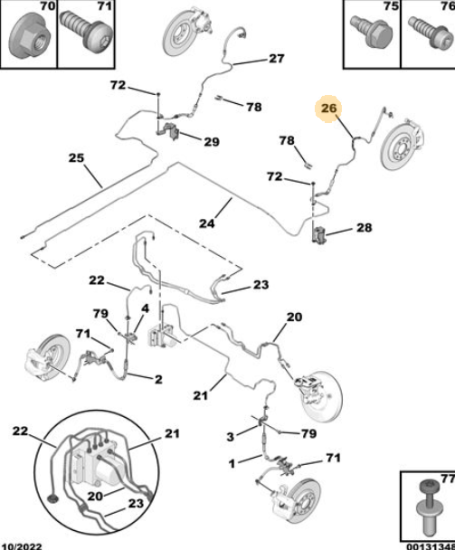 ORJINAL PEUGEOT 308 YEDEK PARÇA