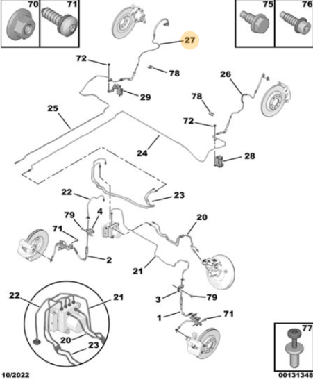 ORJINAL PEUGEOT 308 YEDEK PARÇA
