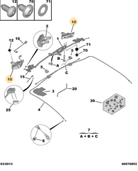 ORJINAL PEUGEOT 308 YEDEK PARÇA