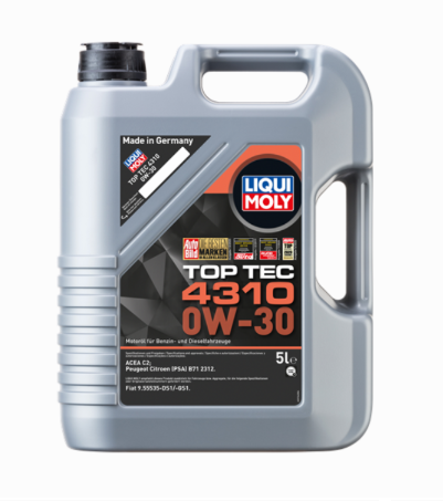 Lıque Moly Top Tec 4300 5W30 Motor Yağı  Tam Sentetik  5 Litre 