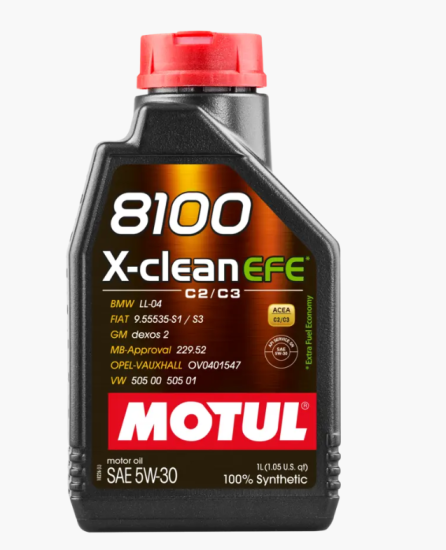 Motul 8100 X-Clean Efe 05W30 Motor Yağı   1 Litre 